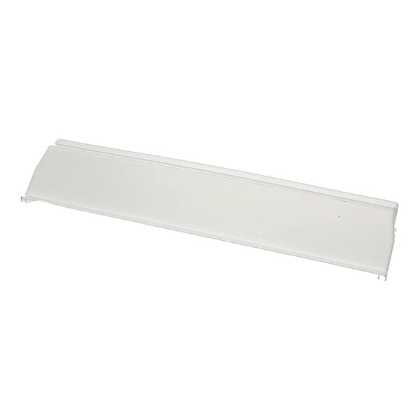 A white lower curtain assembly for an Ice-O-Matic ice machine.