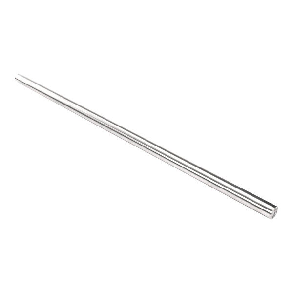 A metal door handle assembly for a Blodgett oven.