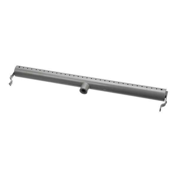 A metal tube water distribution part for an Ice-O-Matic ice machine.