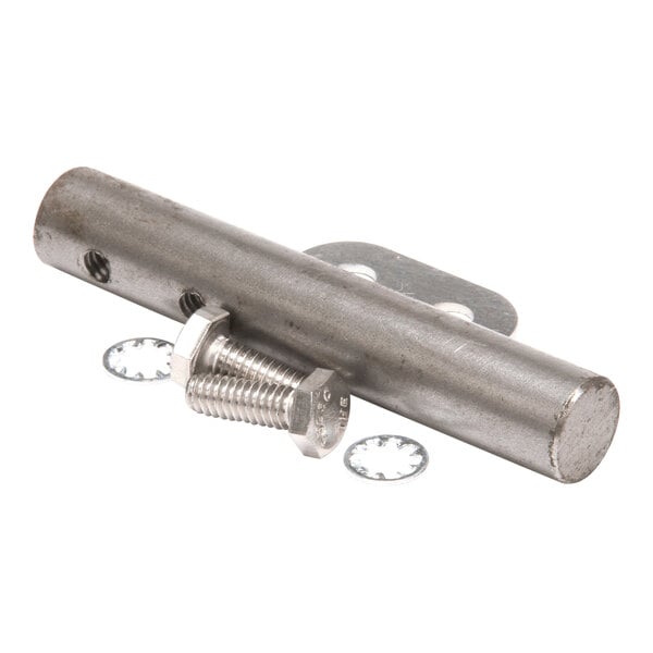 A metal pin hardware set for a Blodgett DFG-50 oven door, including a cylindrical pin, bolts, and washers.