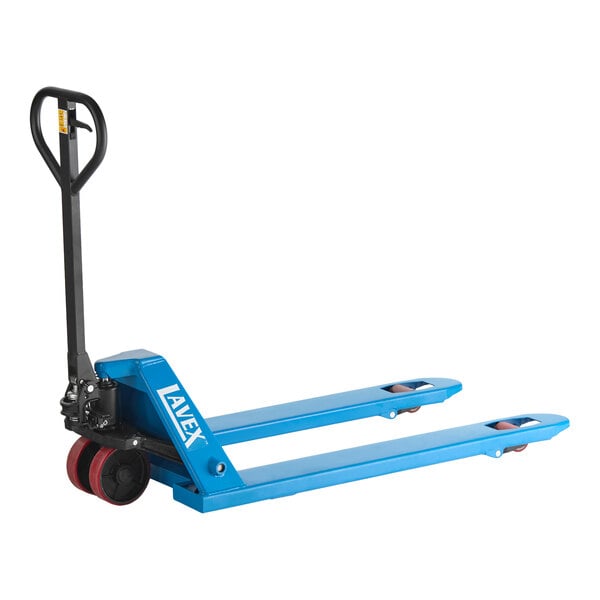 Lavex Manual Pallet Jack with 27" x 48" Forks - 5,500 lb. Capacity