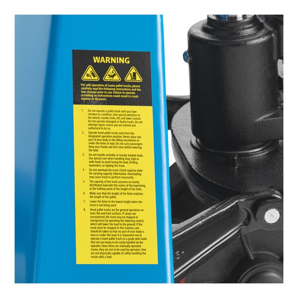 Lavex Manual Pallet Jack with 27" x 48" Forks - 5,500 lb. Capacity