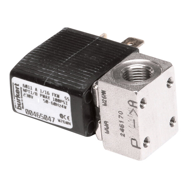 A Blodgett 41037 solenoid valve designed for 240V operation.
