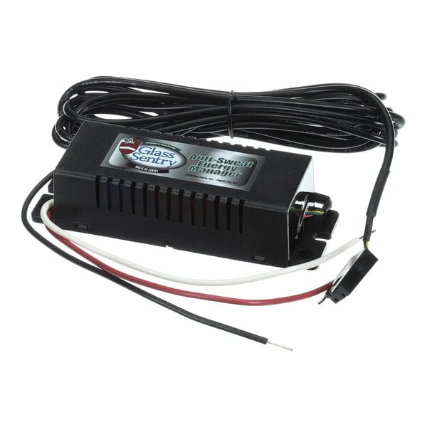 A Hussmann Glass Sentry GSW-O anti-sweat heater controller with attached wiring.