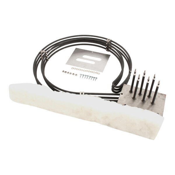 An electric element assembly kit with cables, mounting plate, and hardware for a Blodgett oven.