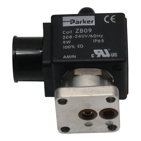 An Astra A10111 220V group electrovalve for select Astra espresso machines.
