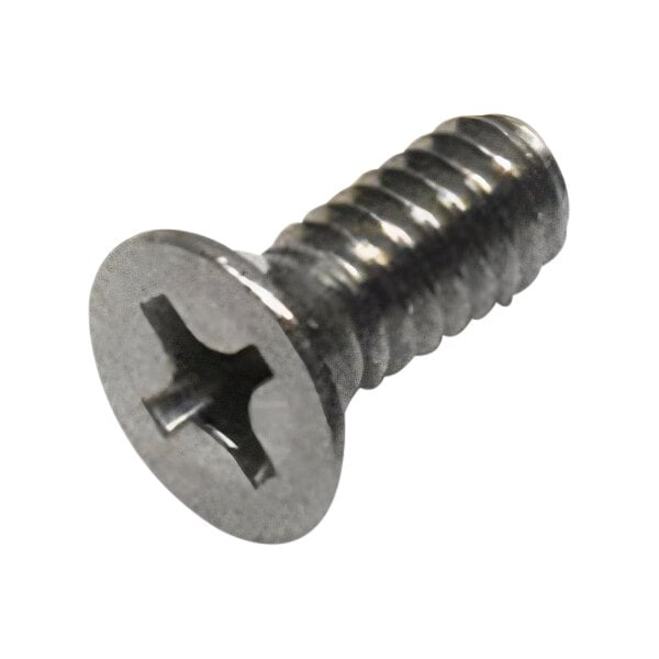 A metal Phillips head screw designed for use with select Astra espresso machines.