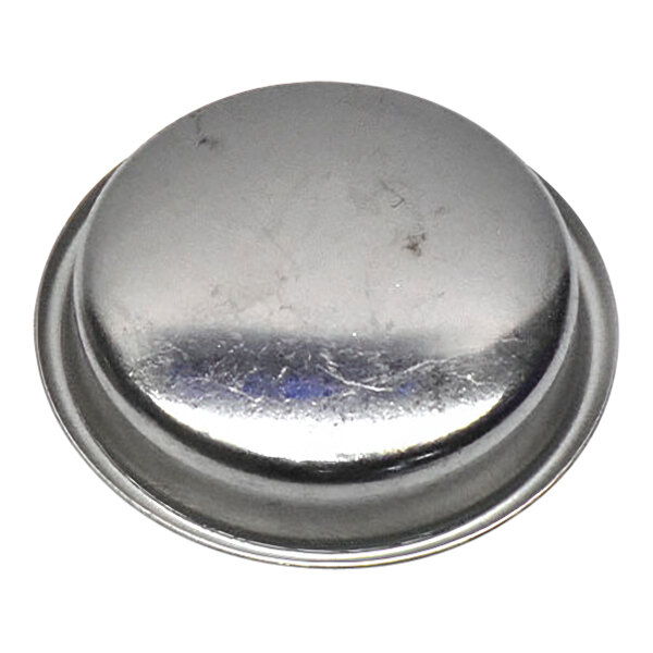 A round, metallic blank cleaning filter for Astra M1S-016-1 and PRO espresso machines.