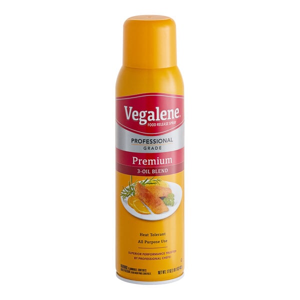 A 17 oz. can of Vegalene All Purpose Release Spray.