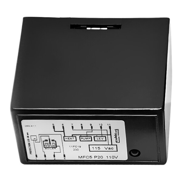 A black water level control unit labeled for 115V use, designed for select Astra espresso machines.