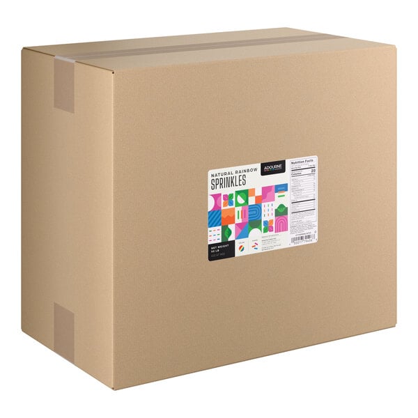Adourne Expressions Natural Rainbow Sprinkles 50 lb.
