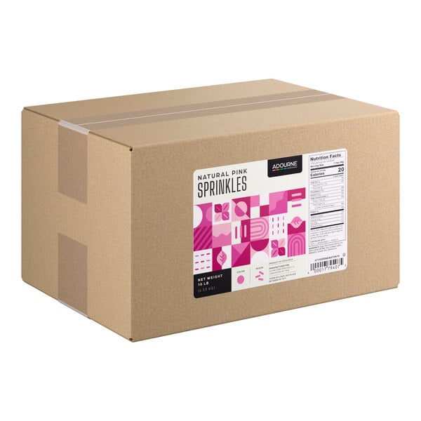 Adourne Expressions Natural Pink Sprinkles 10 lb.