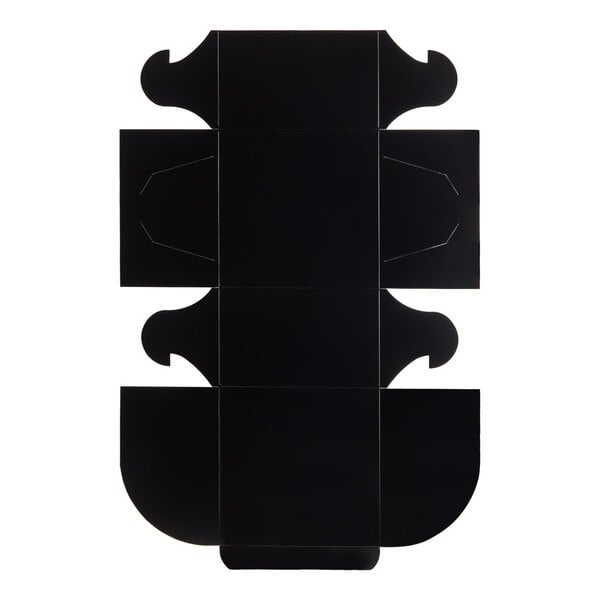 Baker's Lane 8" x 8" x 5" Black Cake / Bakery Box - 100/Bundle