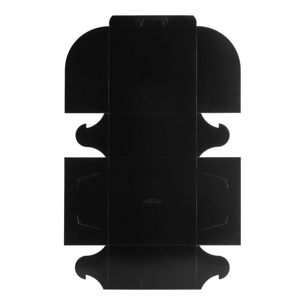 Baker's Lane 12" x 12" x 6" Black Cake / Bakery Box - 50/Bundle