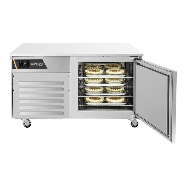 Traulsen Centerline CLBC4-L 54 1/8" Left-Hinged Self-Contained Undercounter Blast Chiller - 48 lb., 115V