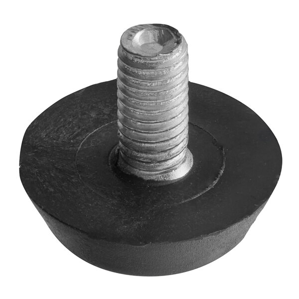 A metal threaded foot with a round black base, designed as a replacement part for the AvaMix ADM1000.