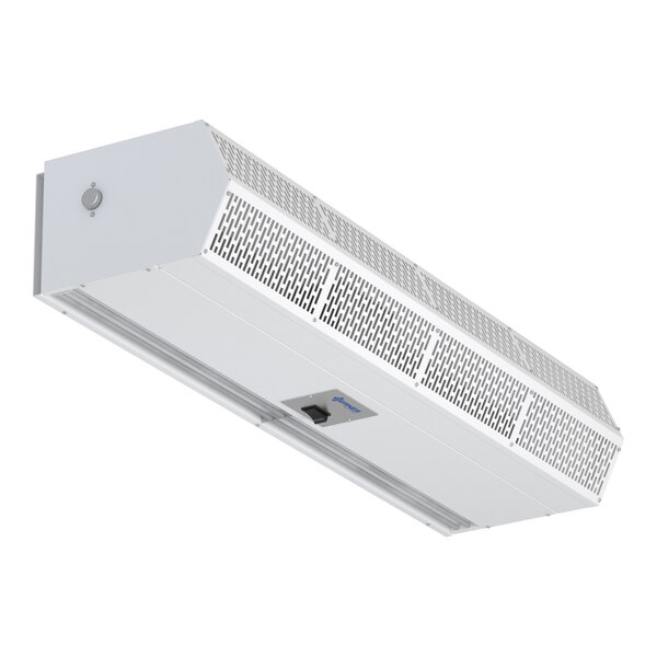 An indoor/outdoor ambient air curtain unit designed for pass-thru applications, measuring 48 inches in length.