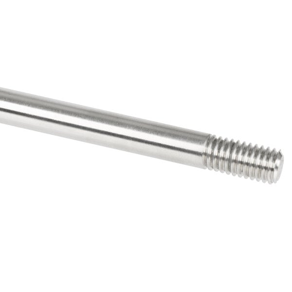 A stainless steel screw with a long silver metal rod.