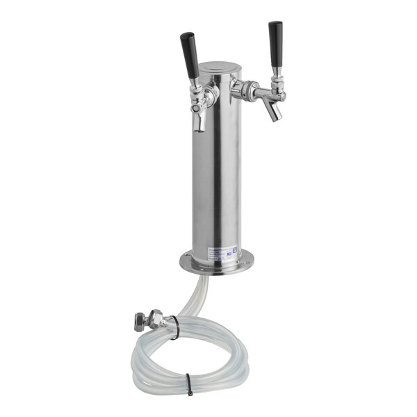Continental Refrigerator 5-156 2-Tap Beer Tower - 3" Column