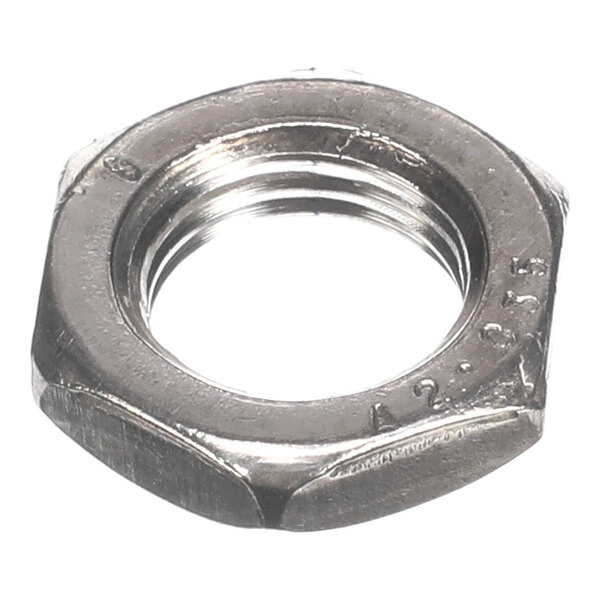 A stainless steel lock nut with internal threading, sized M16x1.5x6H.