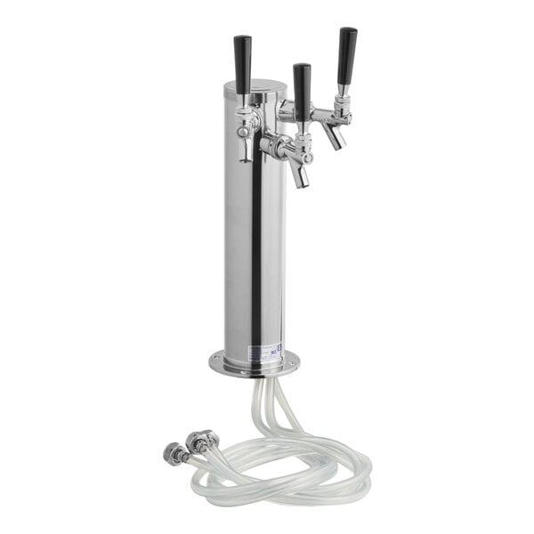 Continental Refrigerator 5-211 3-Tap Beer Tower - 3" Column