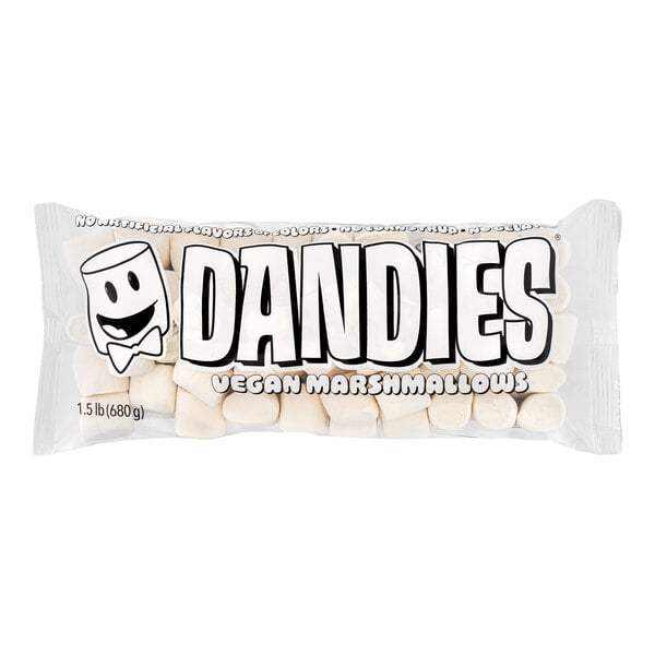 Dandies Vegan Regular Marshmallows 1.5 lb. - 10/Case
