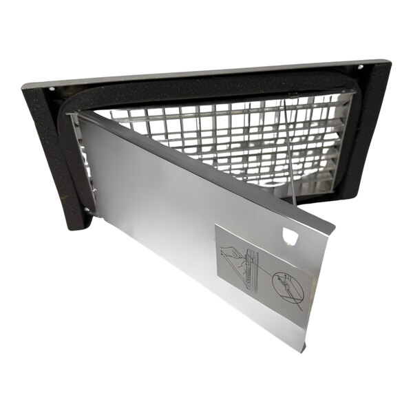 An aluminum spiral duct grille designed for 14 to 21 inch ducts, measuring 10 by 6 inches.