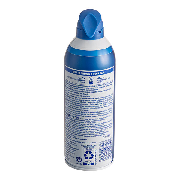 A 10 oz. can of Lysol White Linen Scent Air Sanitizer Spray.