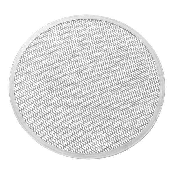 An American Metalcraft 8" round metal mesh pizza screen.