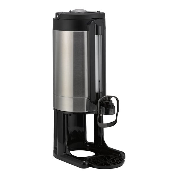 Service Ideas Universal GIU2GV2HF 2 Gallon Brushed Stainless Steel Thermal Hands-Free Coffee Server with Stand