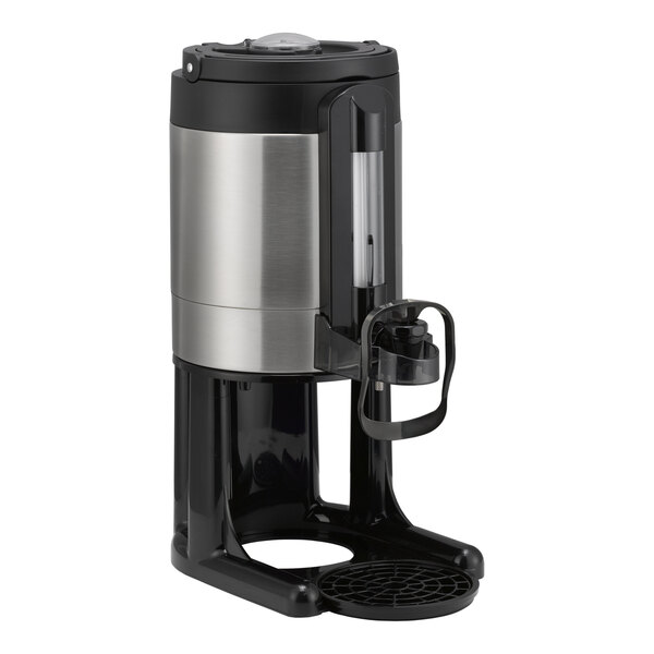 Service Ideas Universal GIU1GV2HF 1 Gallon Brushed Stainless Steel Thermal Hands-Free Coffee Server with Stand