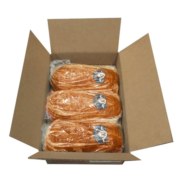 Turano Sliced Marble Rye Bread 48 oz. - 6/Case