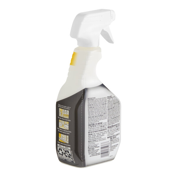 A white plastic spray bottle of CloroxPro Clorox urine stain and odor remover.