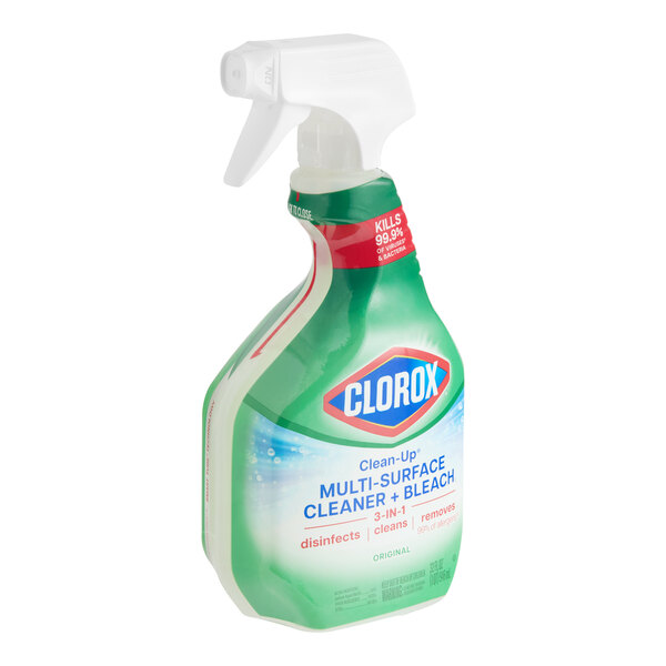 A 32 oz. spray bottle of Clorox Clean-Up multi-surface cleaner with bleach.