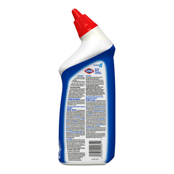 A 24 oz. bottle of CloroxPro Clorox Fresh Scent Toilet Bowl Cleaner with Bleach.