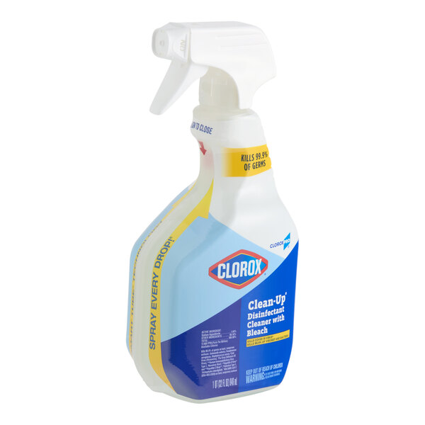 A 32 oz. spray bottle of CloroxPro Clorox Clean-Up disinfectant cleaner with bleach.