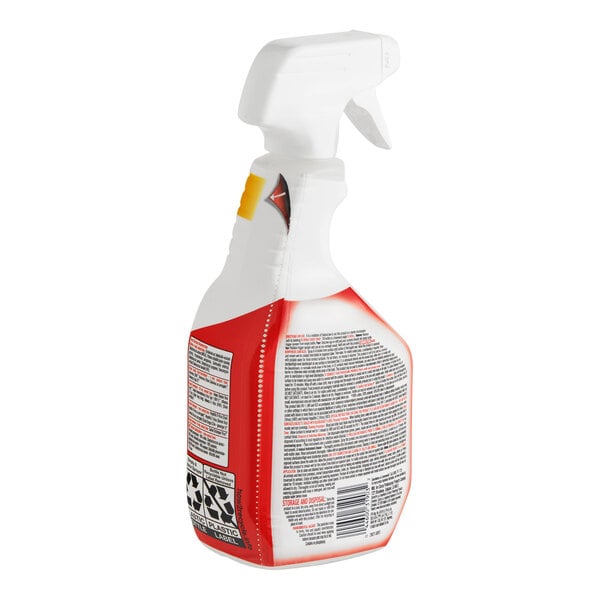 A 32 oz. spray bottle of CloroxPro Clorox disinfecting bio stain and odor remover.