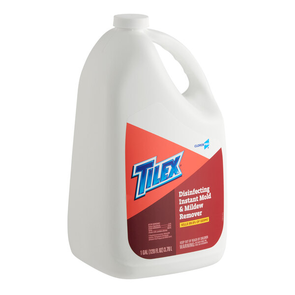 A 1-gallon container of CloroxPro Tilex Disinfecting Instant Mold and Mildew Remover.