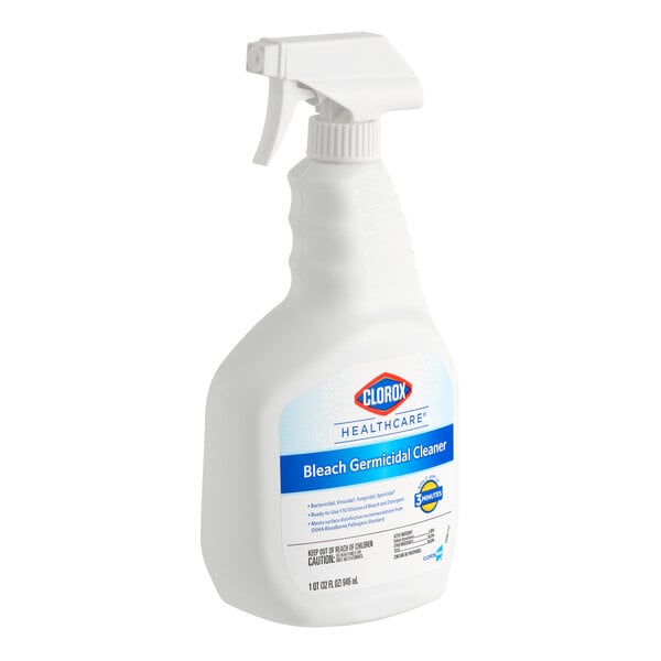 A 32 oz. spray bottle of Clorox Healthcare Bleach Germicidal Cleaner.
