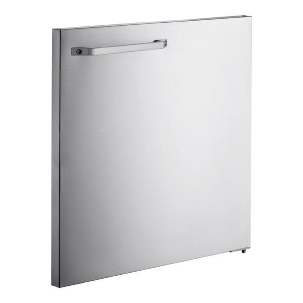 A right-hinged solid stainless steel door designed for select MainStreet Equipment prep tables.