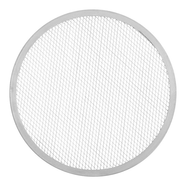 An American Metalcraft 12" heavy duty expanded aluminum pizza screen.
