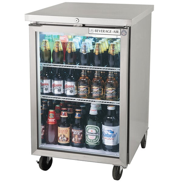 Upright Cooler with Glass Door for Food & Drink