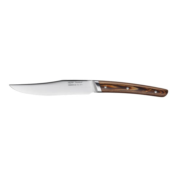 Hepp Taurus from BauscherHepp 10" 18/10 Stainless Steel Extra Heavy Weight Steak Knife - 6/Case