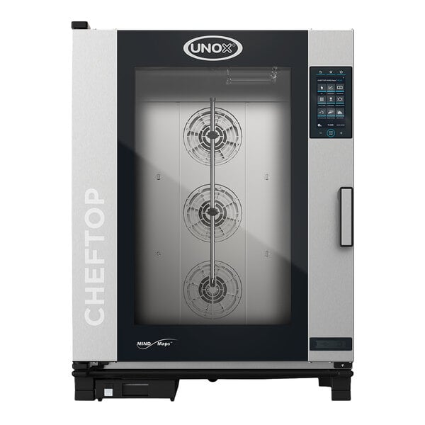 Unox XAVC-10FS-EPRM CHEFTOP MIND.Maps COUNTERTOP PLUS Electric 10 Pan Full Size Combi Oven with Right-Hinged Door - 208/240V, 3 Phase