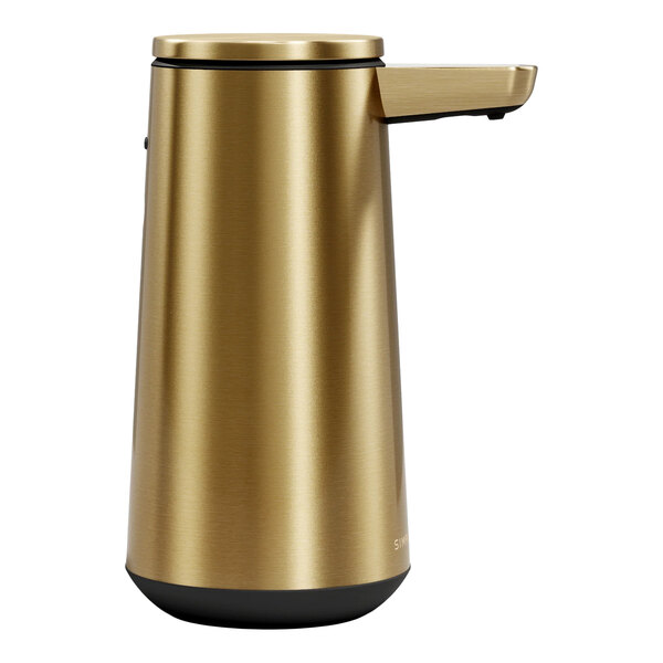 A brass stainless steel foam sensor pump with a refillable cartridge and sample pouch.