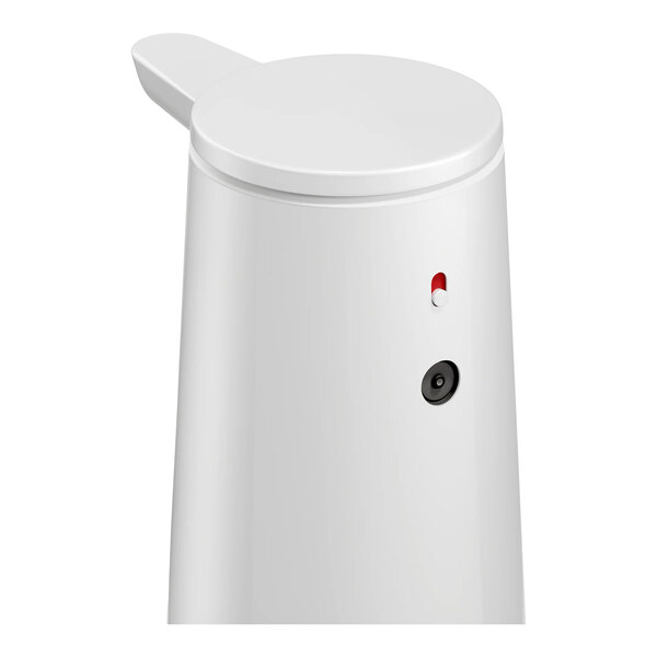 A white stainless steel foam sensor pump with a refillable cartridge and sample pouch.