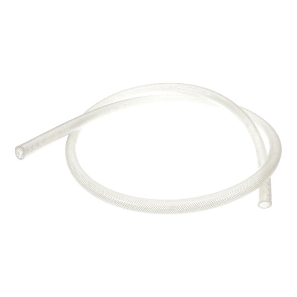 A clear, flexible silicone braided hose with a 19mm diameter.