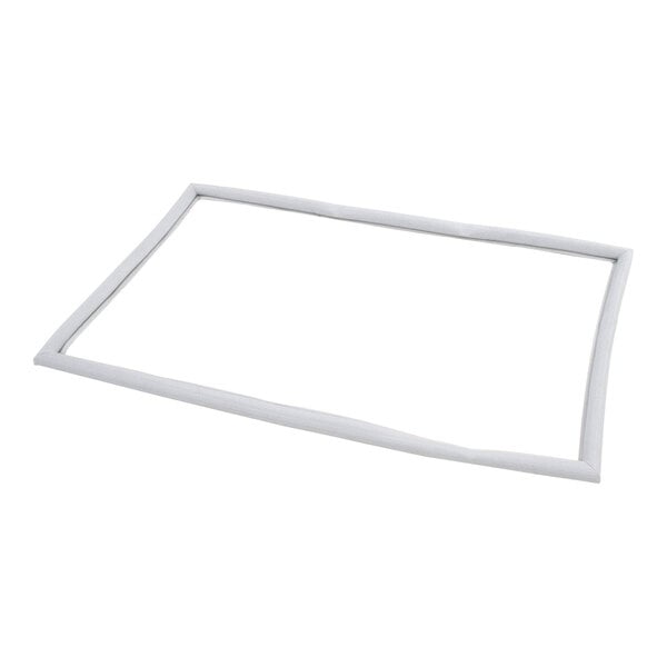 A rectangular white door gasket for an AutoFry, measuring 22 by 14.25 by 0.5 inches.