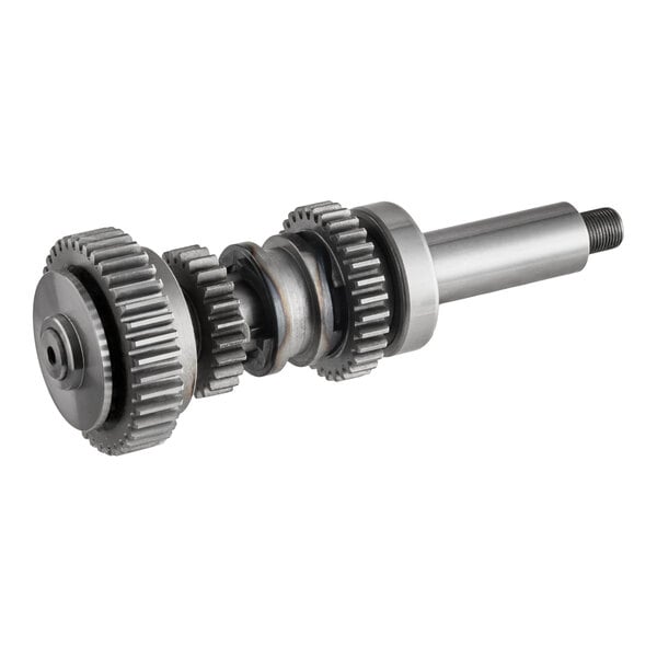 A metal main shaft assembly with multiple gears designed for the CMIX30 equipment.