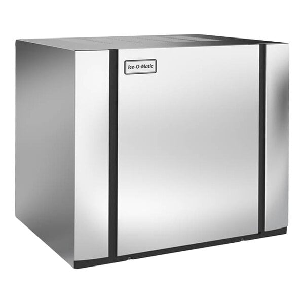 A commercial stainless steel ice machine from Ice-O-Matic's Elevation Series.